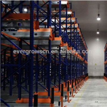 Save space radio shuttle pallet mobile storage system