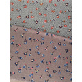 Texture Flower Polyester Bubble Chiffon Printing Fabric