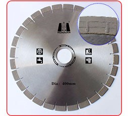 Hot Sale 400mm Arix Segments Diamond Saw Blade for Granite Cutting