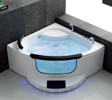 Hydro Water Therapy Luxury Massage Bathtub with Beautiful Lights