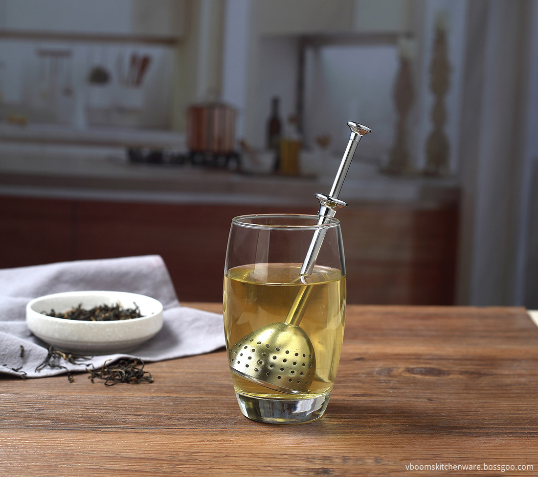 Long Handle Stainless Steel Tea Infuser