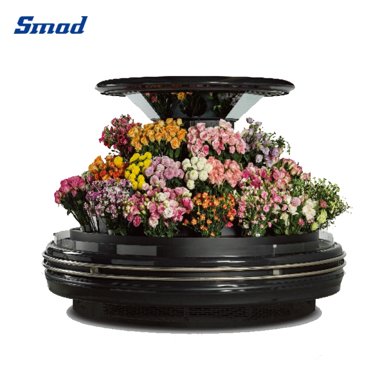 Smad Floral Merchandiser Refrigerator Commercial Open Air Flower Display