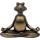 6 -дюймовая смола, медитирующая статуя йоги лягушки