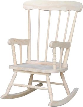 OEM&ODM Vintage Wooden Rocking Chair - Retro Wooden Resting Chair for Children