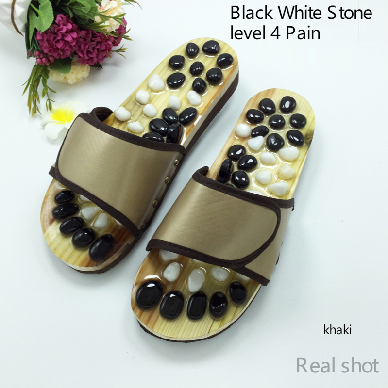 Manufacturers Cobblestone Acupoint Massage Slippers Health Care Men and Women Pedicure Shoes Sandals Wholesale