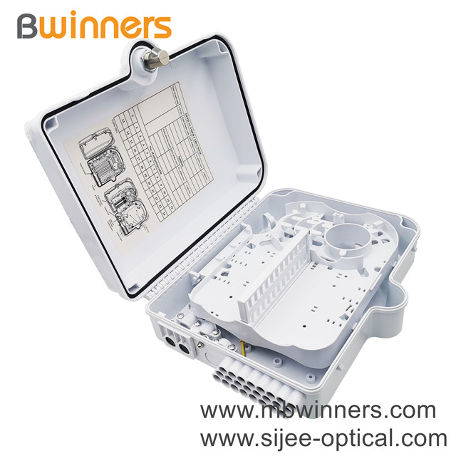 Ftth Pc Abs Professional Plc Splitter Fiber Optic Distribution Box Fiber Terminal Box