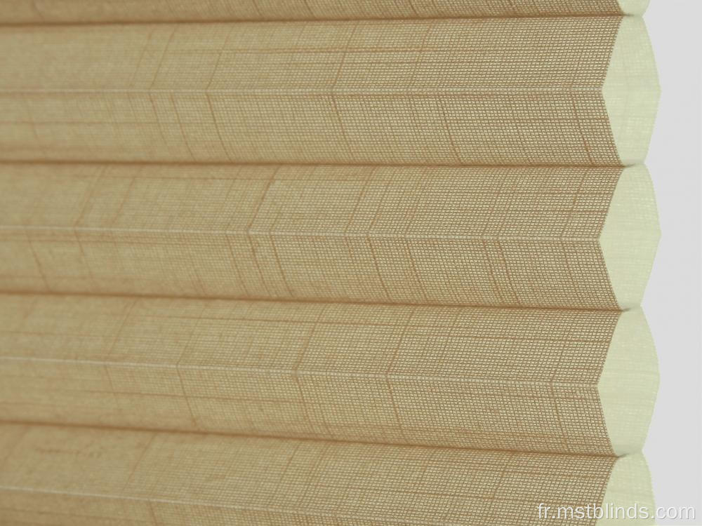 Décoration de la maison Beau tissu aveugle en nid d&#39;abeille