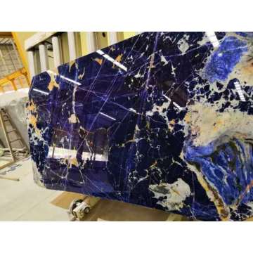 pure big blue sodalite slabs