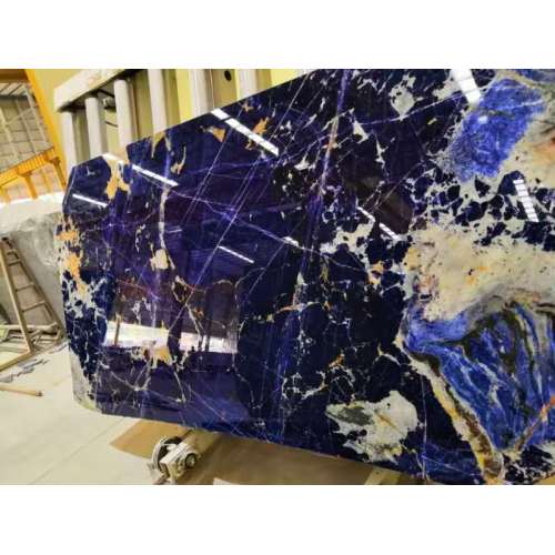 Super blue sodalite slabs