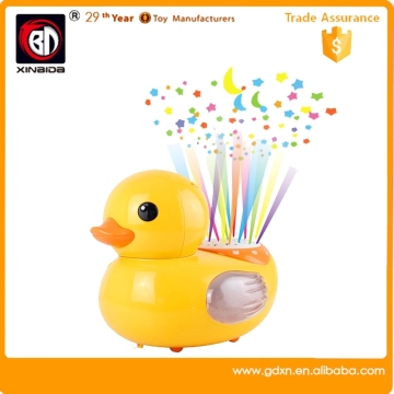 Yellow duck kids learning toy learning machine