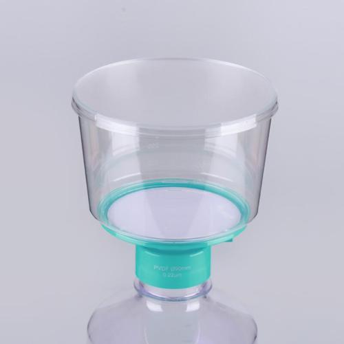 500 ml PVDF-membraanfles met vacuümfilter