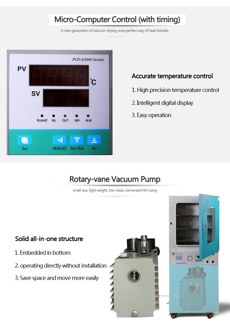 Laboratory Digital Display Vacuum Drying Equipment
