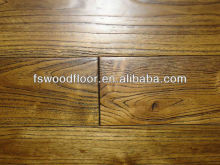 Antique & Hand scraped solid wooden floor robinia
