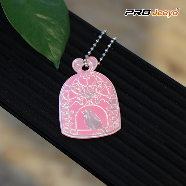 Reflective Safety Birdcage Shape PVC Pendant