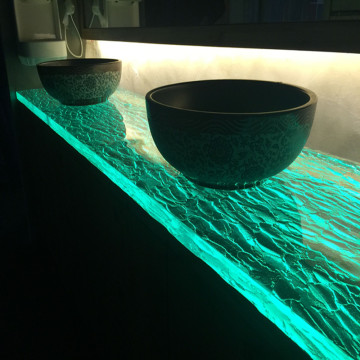 high-end custom nightclub glass bar tops for sale