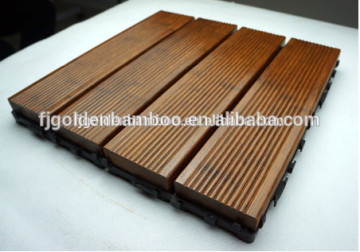 146. light carbonized series bamboo decking