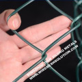 3.5 / 4.75mm Green Chain Link Fence para la construcción