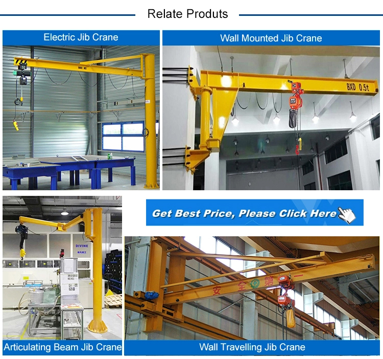 1 ton ~ 5 ton pillar hoist small jib crane price