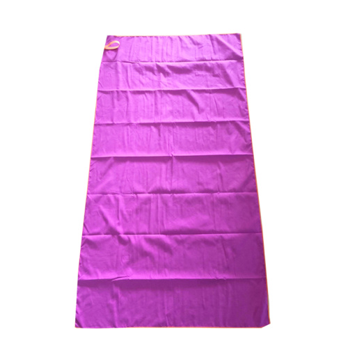 Serviette de plage en microfibre 80% polyester, 20% polyamide