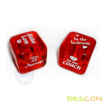 Heureuse Saint-Valentin-cadeau Sexy Message Love Dice