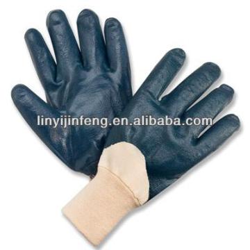 Nitrile working safety gloves work,nitrile coated glove,nitrile coated working glove