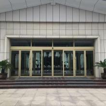 Glass translational induction door