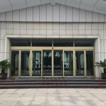 Glass translational induction door