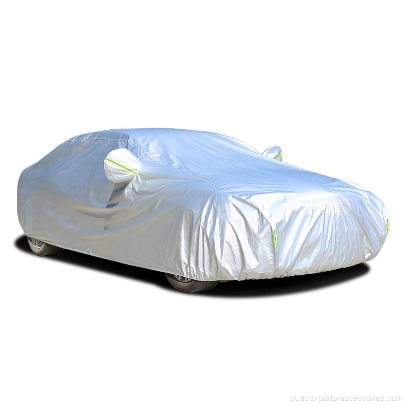 Cortina de proteção de carro cinza barato de algodão PVC