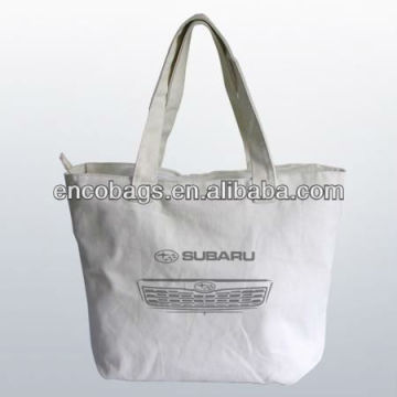 promotional white cavans bag