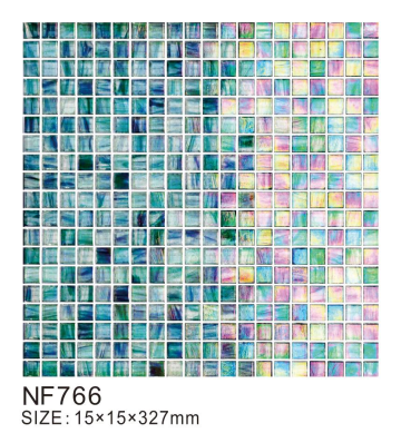 Ice crystal series modern glass mosaic tiles