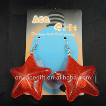 novelty christmas earrings,earrings christmas,glow earrings