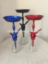 Clear Hookahs Hooka Shisha Glass Set Bong Vase Water Pipes