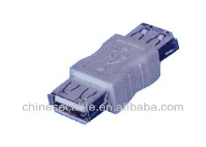 High Quality Nickel Plated HDMI Female to USB Female Adapter