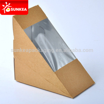 Sandwich packaging, kraft paper sandwich packaging containers