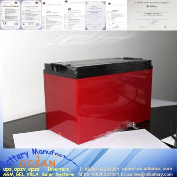 High Capacity 2 volt vrla solar battery