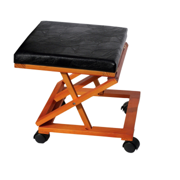 Wooden Folding Footrest Stool - Foot Rest Ottoman