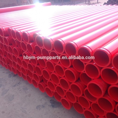 DN125 Concrete pump harden delivery steel pipe /harden tube