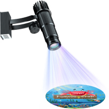 15W DC 12V Vehicle Logo Projector: Spin Image Advertising Projection Lamp for Floor