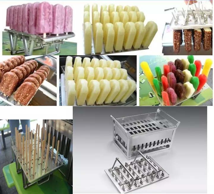 Semi-Auto Ice Cream Making Machine Ice Cream Maker Machine For Popsicles Ice Cream Making Machine