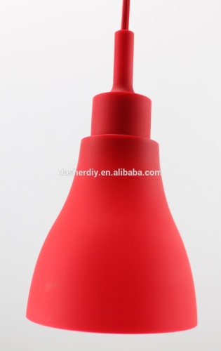 China supplier E27 Colourfull silicone pendant lamp / lighting