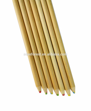 children gift wooden multi colored crayon pencil