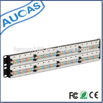 Rack Mount IDC Cat6 Cat5e 24 port Patch Panel / Cat5e IDC 24 port Patch Panel / amp 48 port cat5e cat6 patch panel