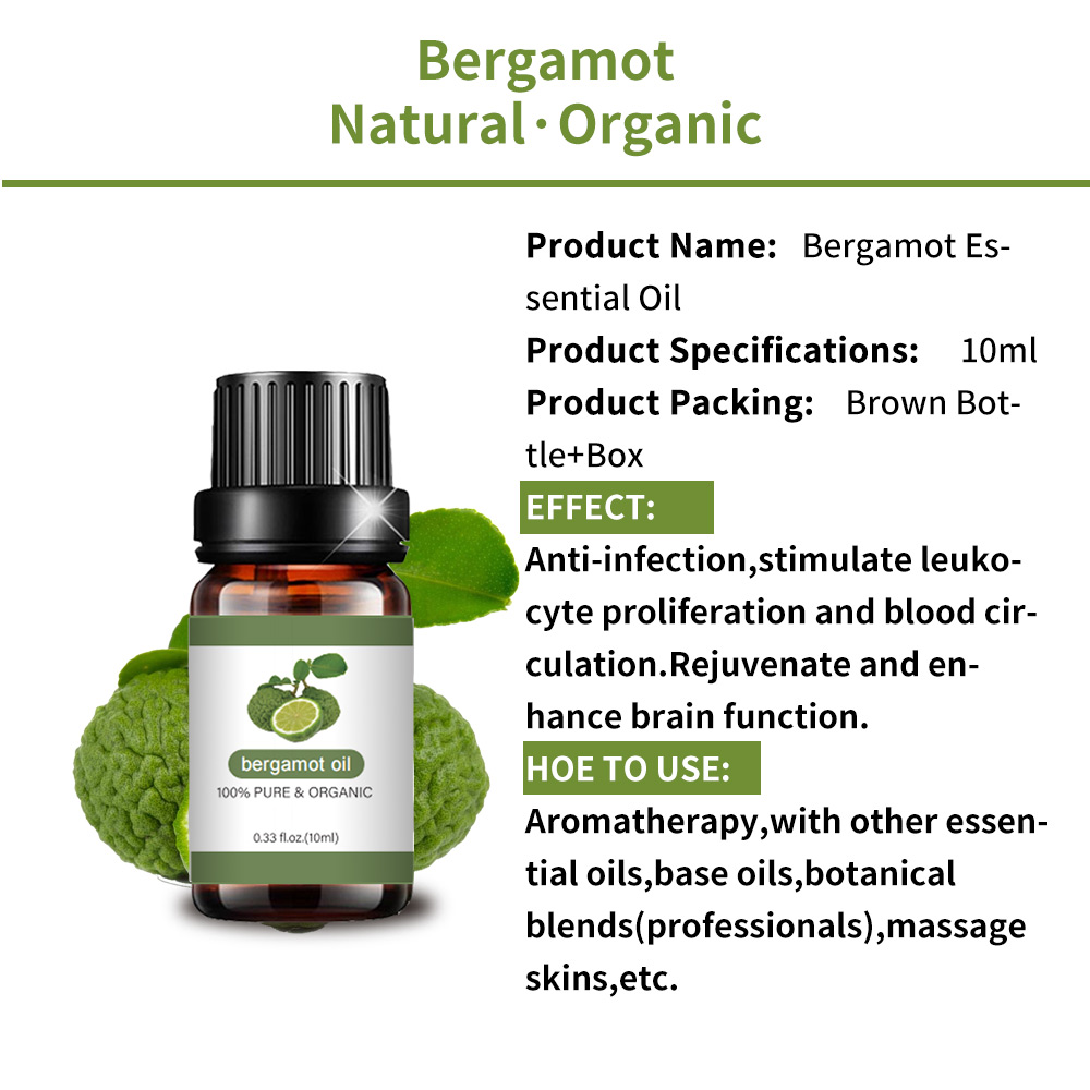 Organic Long lasting Therapeutic grade Bergamot oil