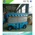 0.5t 4m Height Manual Traction Mobile Scissor Lift