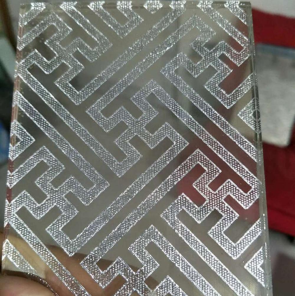 High quality Design acid etched decorative glass