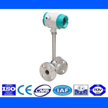 SS304 body material digital flowmeter flange vortex flow meter