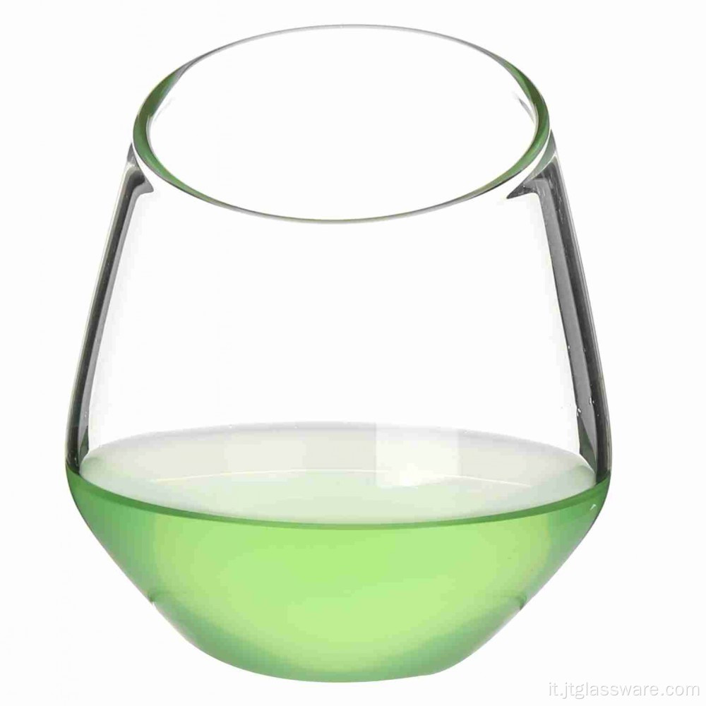 Bicchieri da vino in vetro Pyrex trasparente