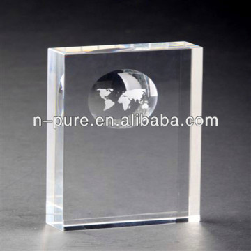 Blank Crystal Globe Trophy