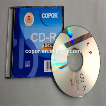 52x speed Blank CDs with single cd case pack
