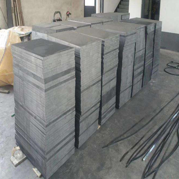 Vibration molding graphite block